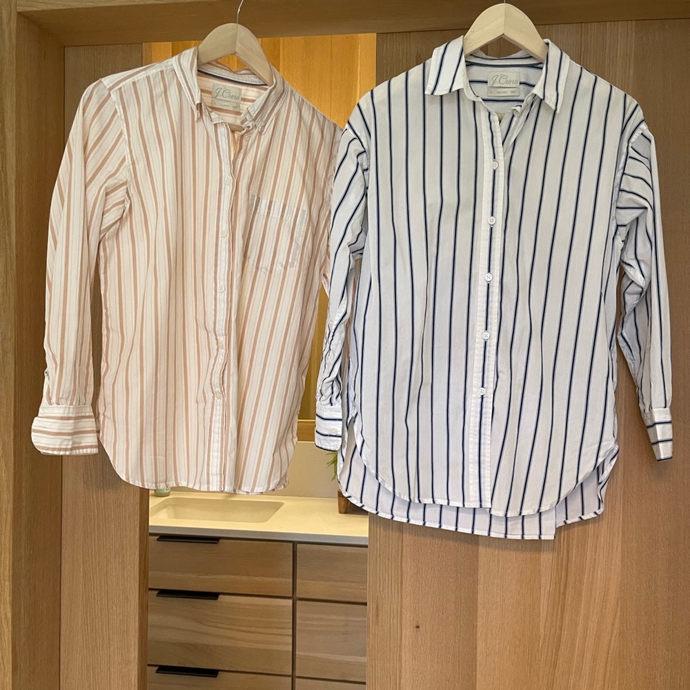 J.Crew cotton buttondown shirts womens’ size 8